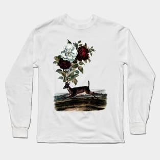 Deer with rose horns Long Sleeve T-Shirt